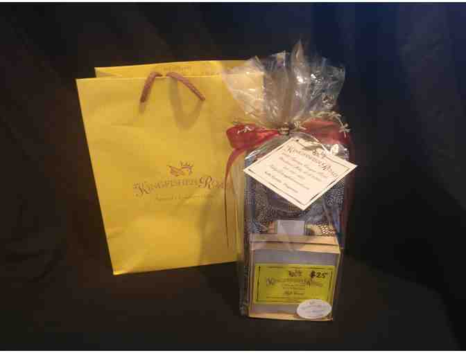 Gift Card-Certificate & Diffuser--Kingfisher Road $25 Gift Certificate & Lovely Diffuser