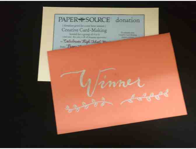 Gift Certificate--Paper Source Calabasas Creative Card-Making Party for 4-6 Adults