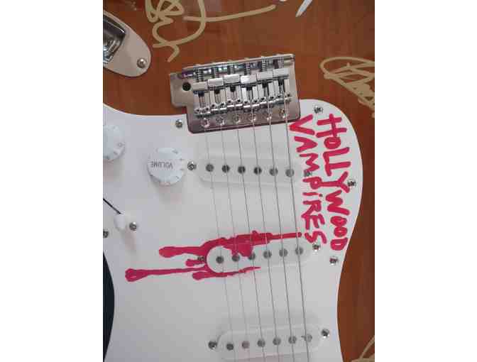 Guitar Signed by Johnny Depp and Some Members of The Hollywood Vampires