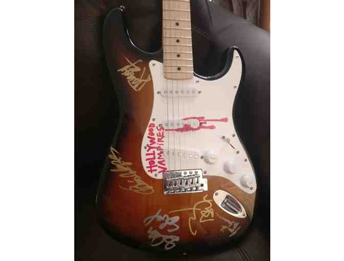 Guitar Signed by Johnny Depp and Some Members of The Hollywood Vampires