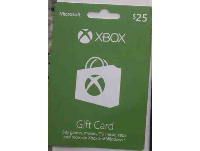 Gift Card--$25 XBOX Gift Card