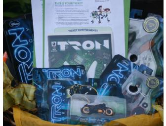 Tron and Disneyland - 2 Disneyland Park Hopper passes & Tron toys