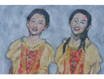 'Shenzhen Girls' - 12' x 16' acrylic on canvas