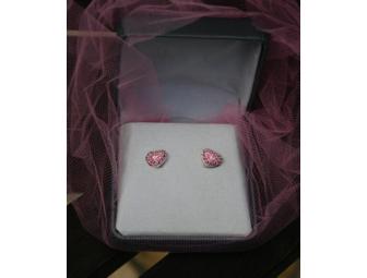 Pink Swarovski Earrings