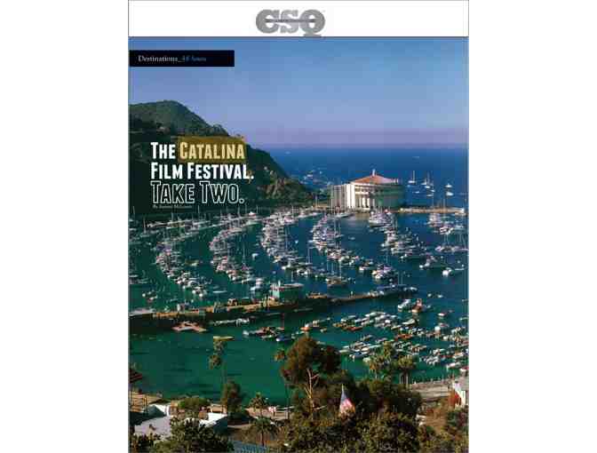 2 VIP PASSES TO CATALINA ISLAND FILM FESTIVAL