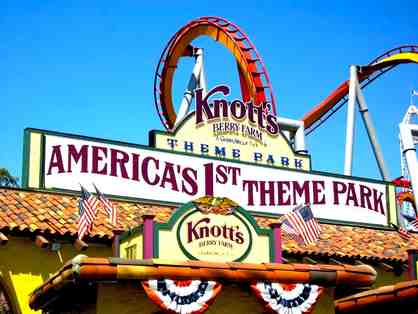 4 One-Day Admission Passes to Knott's Berry Farm Amusement Park