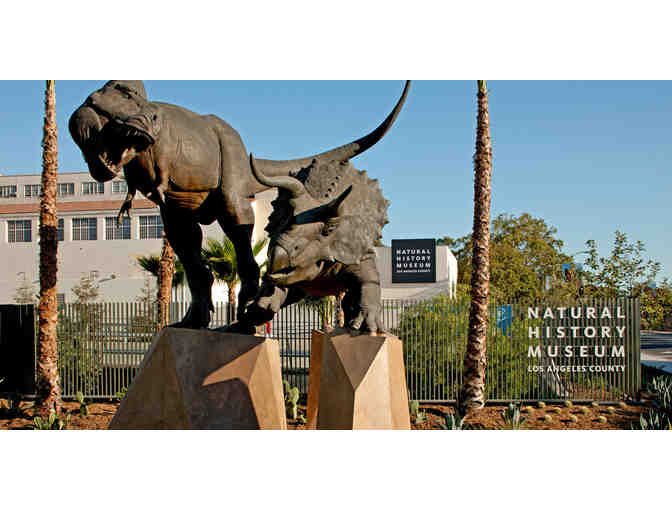4 tickets to the Natural History Museum or La Brea Tar Pits