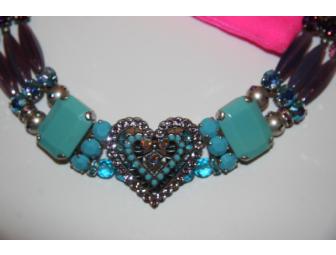 Otazu Crystal and Turquoise Necklace