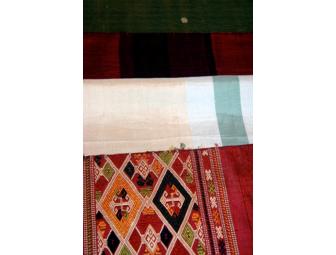 Set of 4 Gorgeous Silk Stoles from Laos