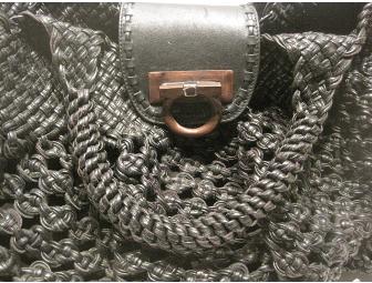 Salvatore Ferragamo Straw Leather Marisa Tote Bag