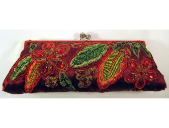 Red Jeweled Evening purse