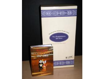 MARGARETE STEIFF TILL EULENSPIEGEL DOLL WITH PLUSH OWL AND STEIFF BOOK