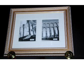 PICTURE FRAMES WITH IVORY MATS