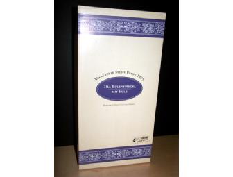 MARGARETE STEIFF TILL EULENSPIEGEL DOLL WITH PLUSH OWL AND STEIFF BOOK