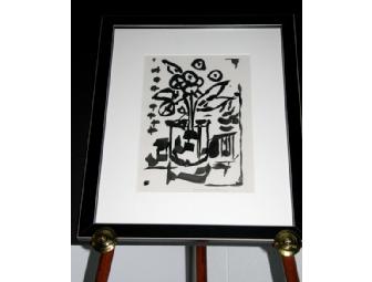 Still life abstract of Vase of Flowers by Jack Meanwell