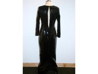 Custom-Made Sequin Evening Gown