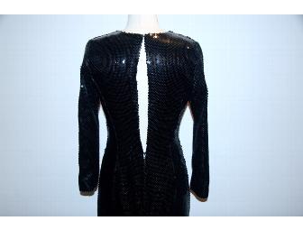 Custom-Made Sequin Evening Gown