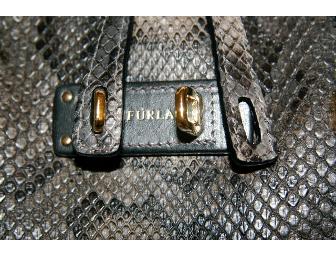 FURLA MEDITERRANEAN PYTHON SATCHEL