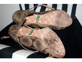 L.A.M.B SNAKESKIN HEELS