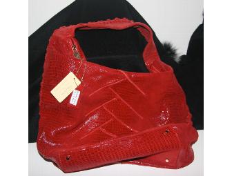 TIFFANY & FRED RED LEATHER BAG