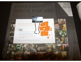 CONTEMPORARY ARTS CENTER 6 GIFT PASSES and BAG - Cincinnati