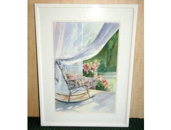 Springtime Original Watercolor Painting by Barbara J. Chenault