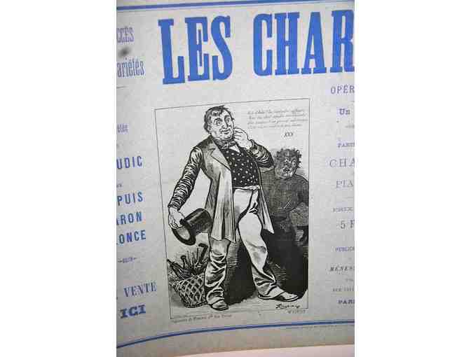 Les Charbonniers -  1877 French Opera poster