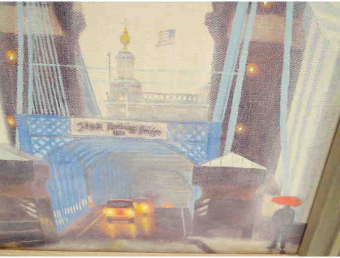 'Roebling in the Rain' artwork by Grant Hesser