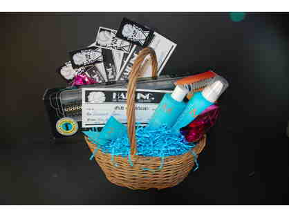 Hair Care Basket and Gift Certificates to Hair INC