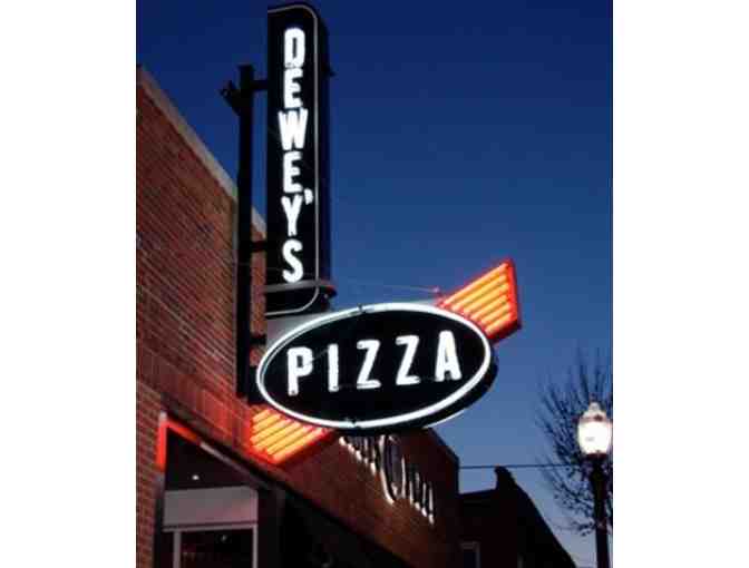 Two $15 Dewey's Pizza Gift Certificates