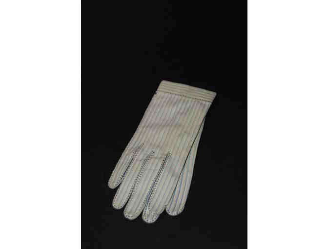 Vintage Hermes Pinstripe Gloves