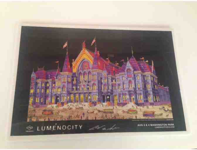Lumenocity #1 Exhibition Poster by Andrew VanSickle