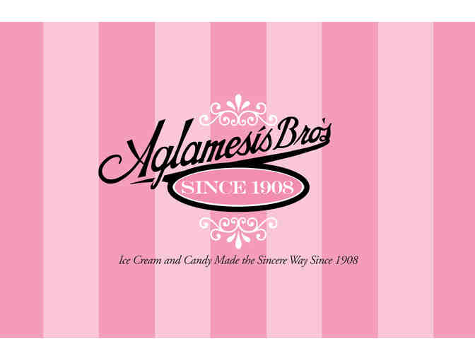$25 to Aglamesis Brothers Ice Cream & Candy