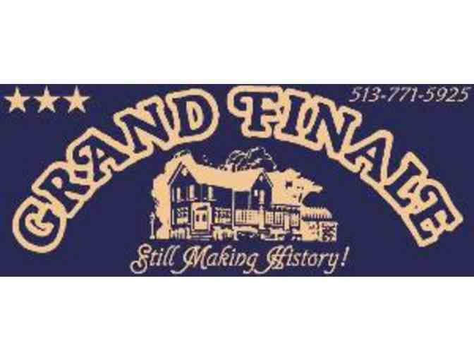 $50 towards a $100 purchase at Grand Finale Restaurant