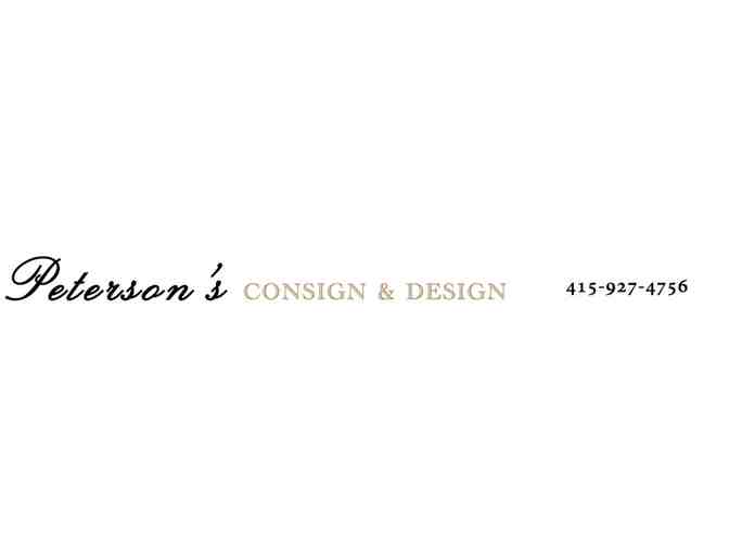 $25 Gift Certificate to spend at Peterson's Consign & Design
