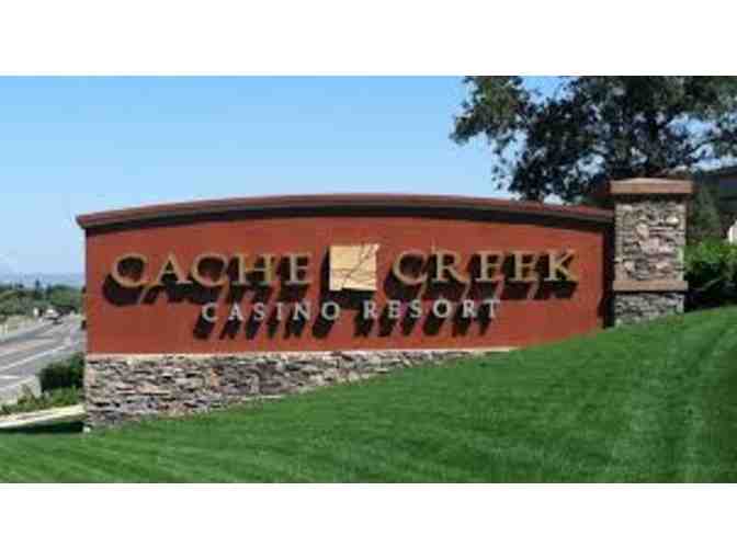 Experience a delicious meal for four at the Cache Creek's famous Harvest Buffet