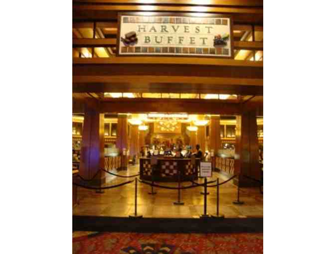 Experience a delicious meal for four at the Cache Creek's famous Harvest Buffet