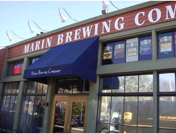 Enjoy lunch or dinner for two at Marin Brewing Company