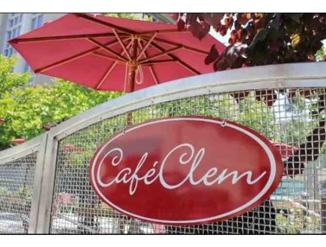 Gift certificates to Cafe Clem and La Note in Berkeley