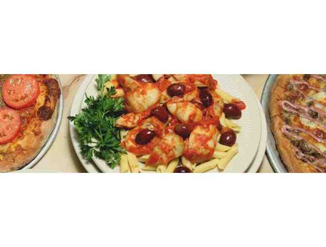 $50 Gift Card  for a meal at the famous Mulberry Street Pizzeria