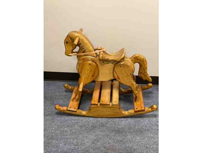 Small Wood Rocking Horse from the State Capitol