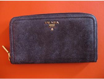 Prada: Ziparound Leather Wallet