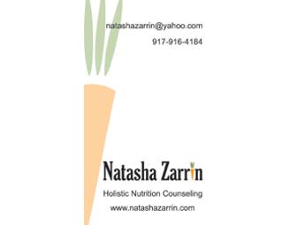 Natasha Zarrin: 6 Nutritional Counseling and Cooking Sessions
