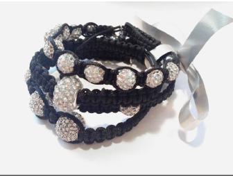 Set of 4 Shamballa Bracelets by Aya