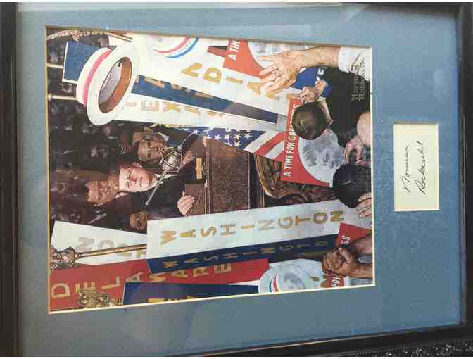 1960 Norman Rockwell Autograph Piece