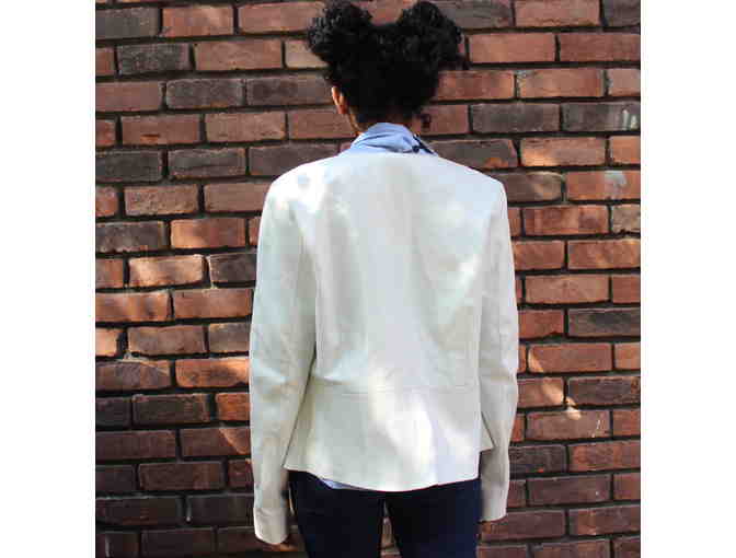 Raoul Bleached Fitted Peplum Jacket