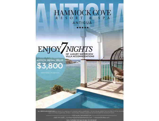 7 Nights at Hammock Cove Resort & Spa, Antigua