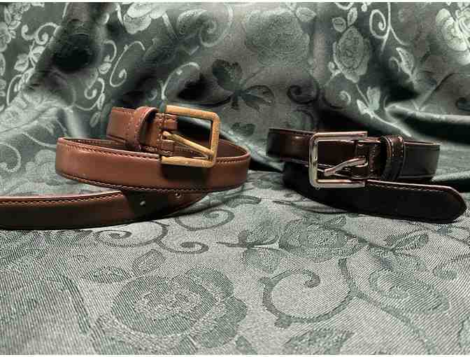 Leather Belt Set