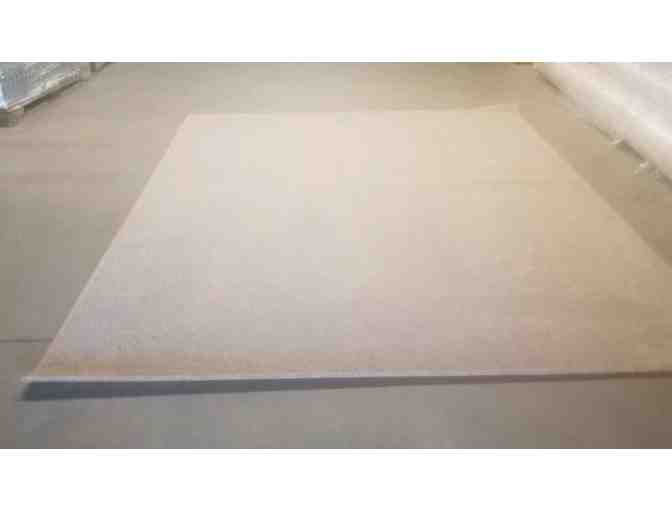 7 1/2' X 10' Plush carpet fully bound