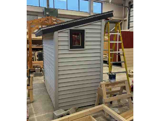 4 x 8 Wooden Utility Shed - Fully Sided with Vinyl Siding